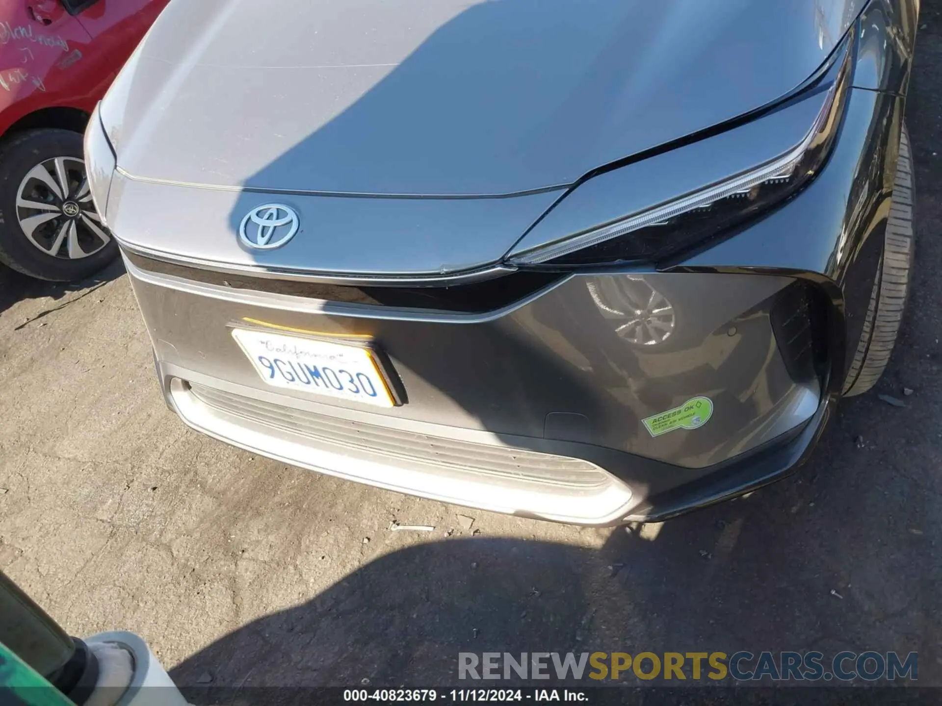 13 fotografías del automóvil dañado JTMABACA9PA025119 TOYOTA BZ4X 2023
