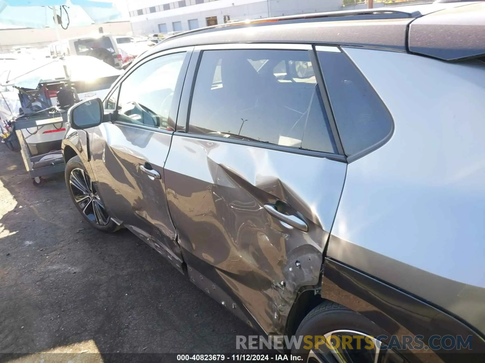15 fotografías del automóvil dañado JTMABACA9PA025119 TOYOTA BZ4X 2023