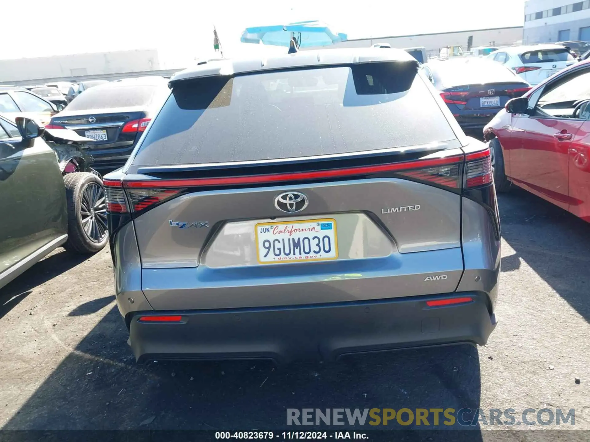 17 fotografías del automóvil dañado JTMABACA9PA025119 TOYOTA BZ4X 2023