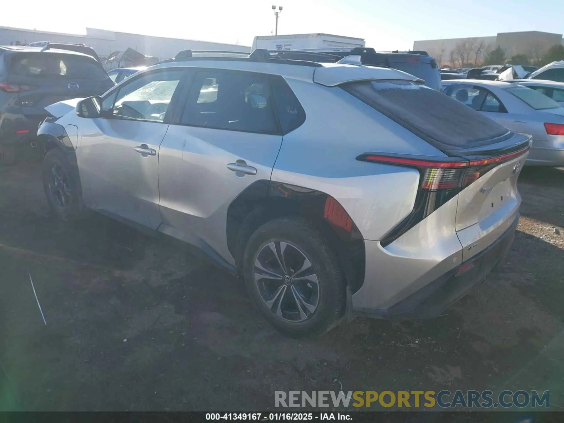 3 fotografías del automóvil dañado JTMAAAAA1RA045888 TOYOTA BZ4X 2024