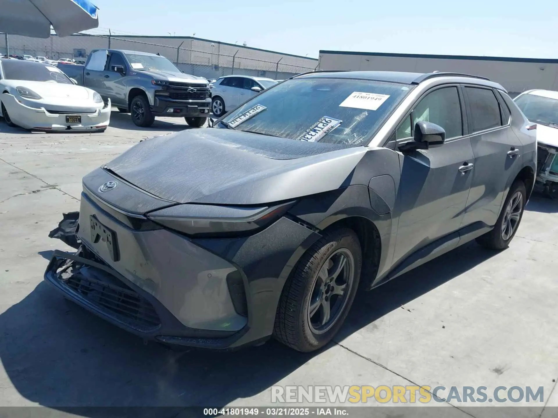 2 fotografías del automóvil dañado JTMAAAAA4RA042628 TOYOTA BZ4X 2024