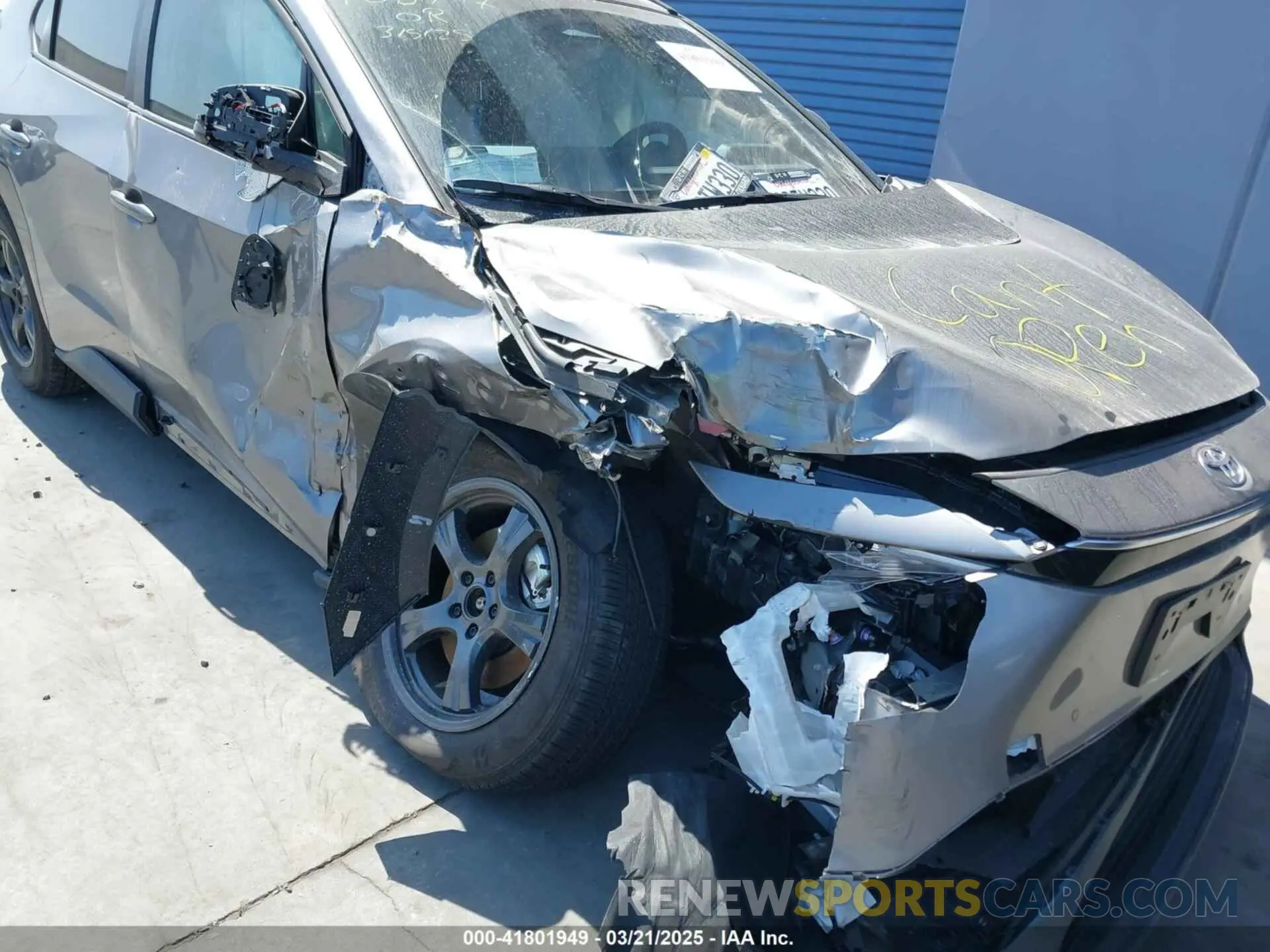 6 fotografías del automóvil dañado JTMAAAAA4RA042628 TOYOTA BZ4X 2024