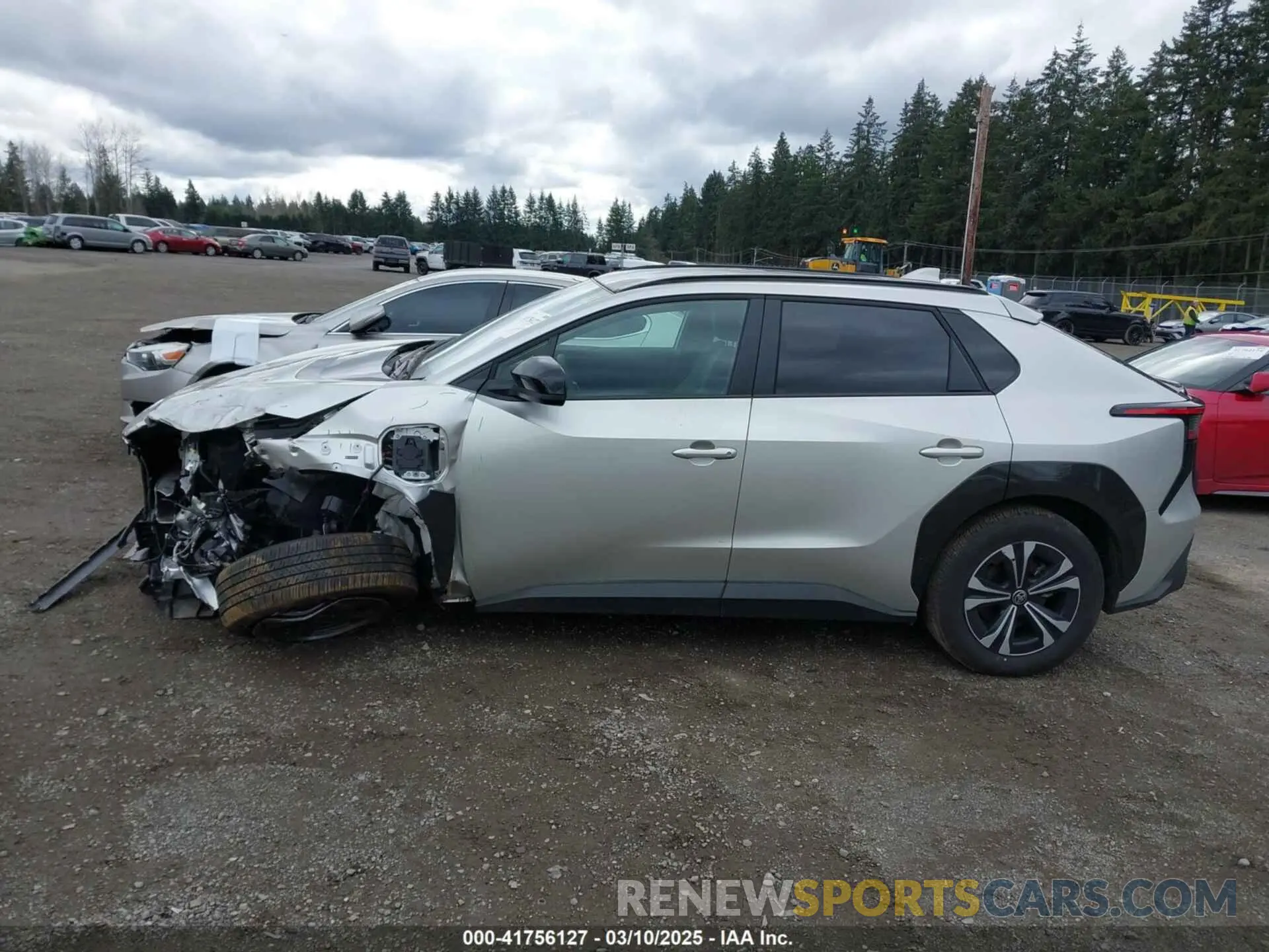 14 fotografías del automóvil dañado JTMAAAAA6RA033008 TOYOTA BZ4X 2024