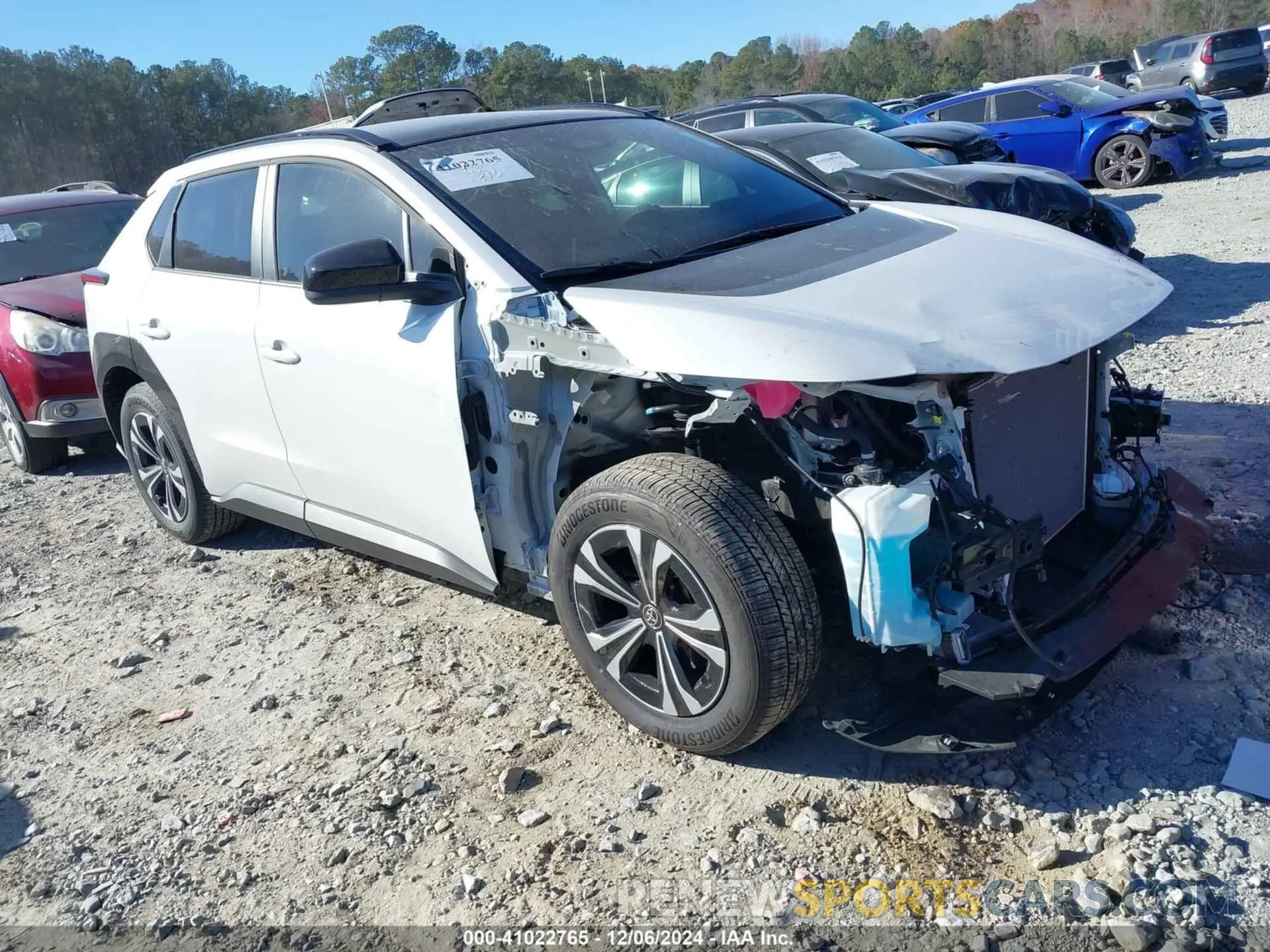 1 fotografías del automóvil dañado JTMAAAAAXRA041385 TOYOTA BZ4X 2024