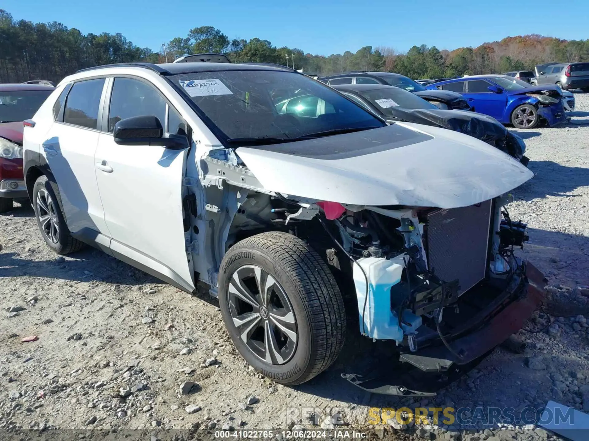 13 fotografías del automóvil dañado JTMAAAAAXRA041385 TOYOTA BZ4X 2024