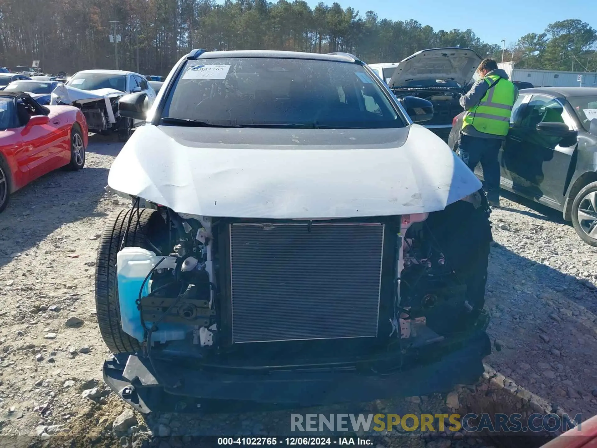 6 fotografías del automóvil dañado JTMAAAAAXRA041385 TOYOTA BZ4X 2024