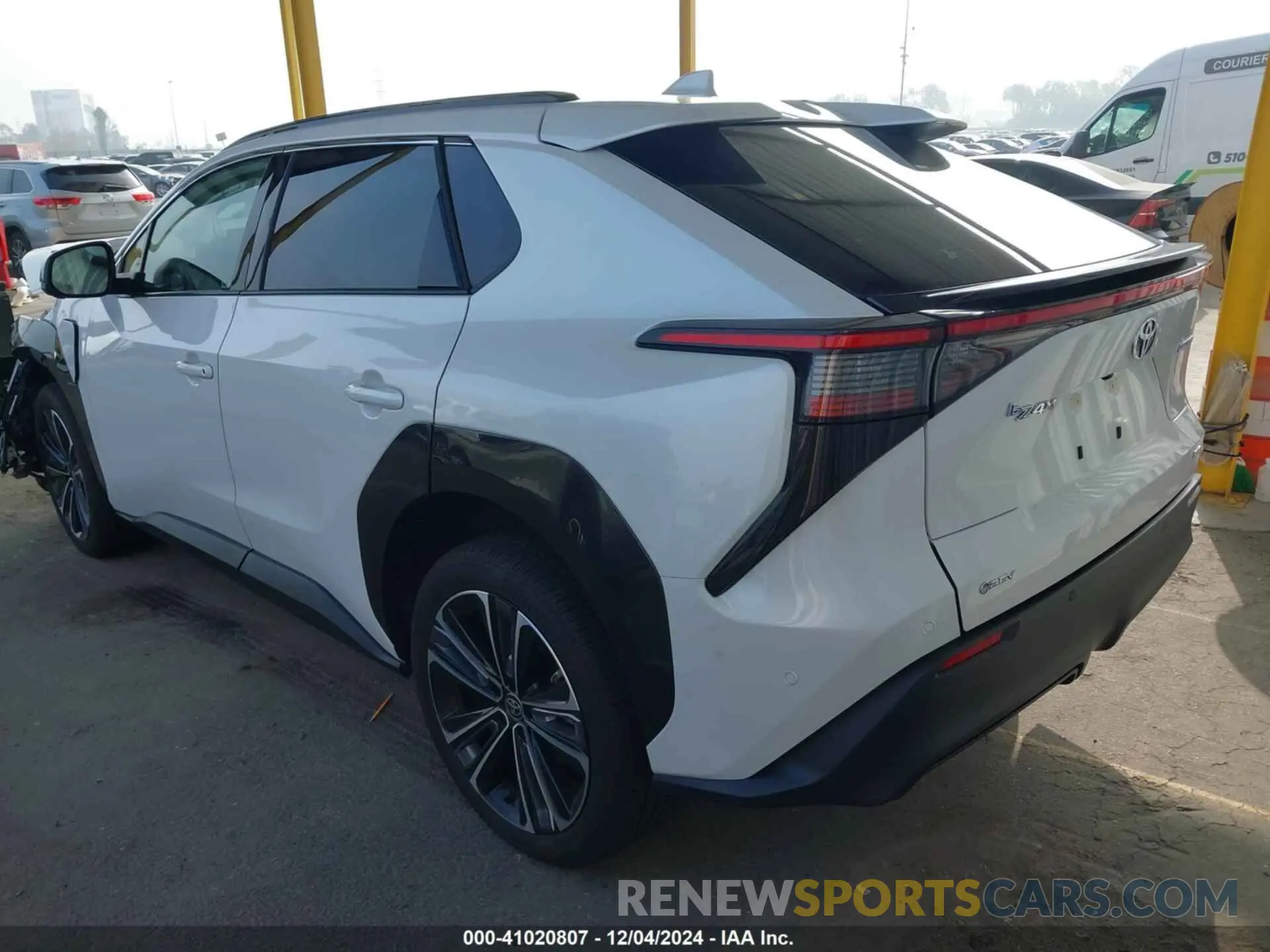 3 fotografías del automóvil dañado JTMABACA0RA065530 TOYOTA BZ4X 2024