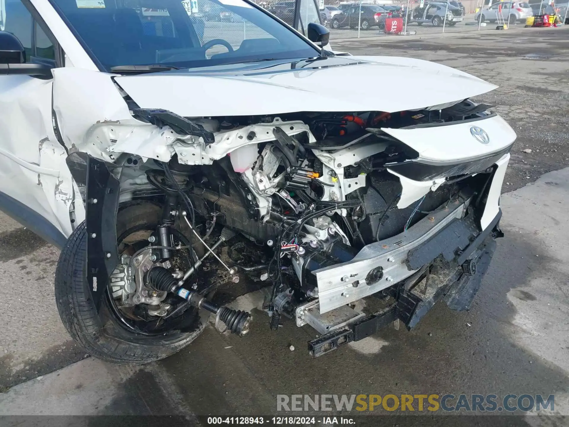 6 fotografías del automóvil dañado JTMABACA2RA053511 TOYOTA BZ4X 2024