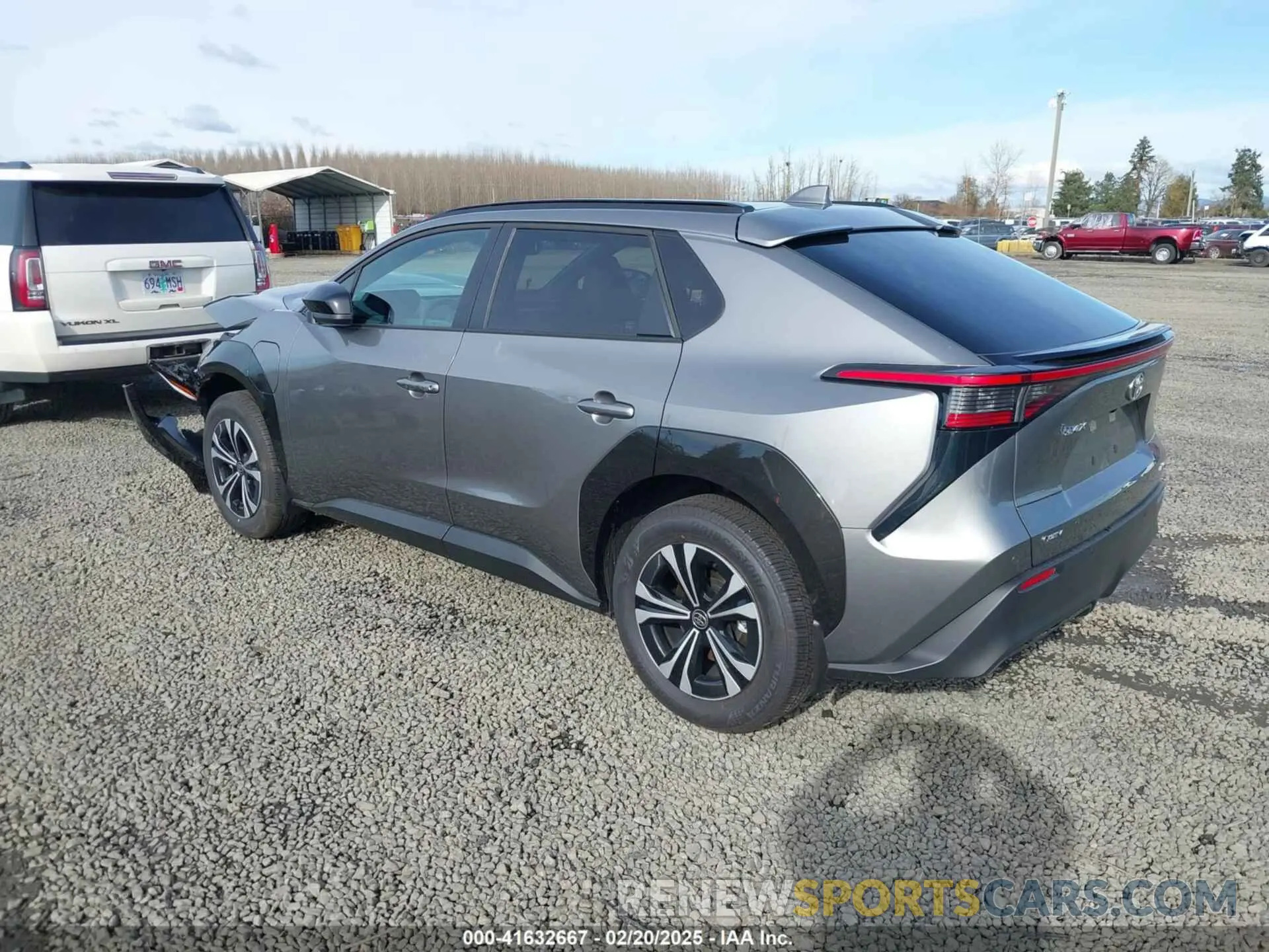 3 fotografías del automóvil dañado JTMABACA2RA069207 TOYOTA BZ4X 2024