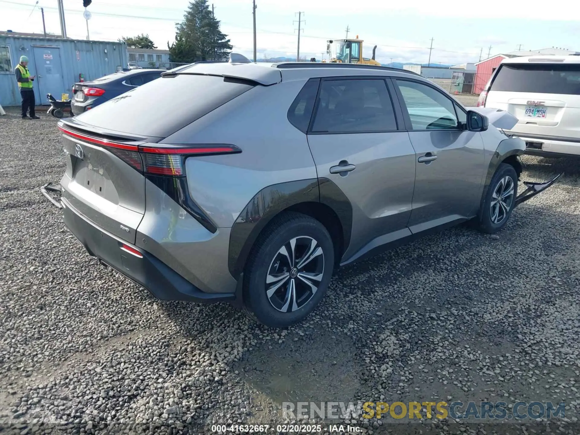 4 fotografías del automóvil dañado JTMABACA2RA069207 TOYOTA BZ4X 2024