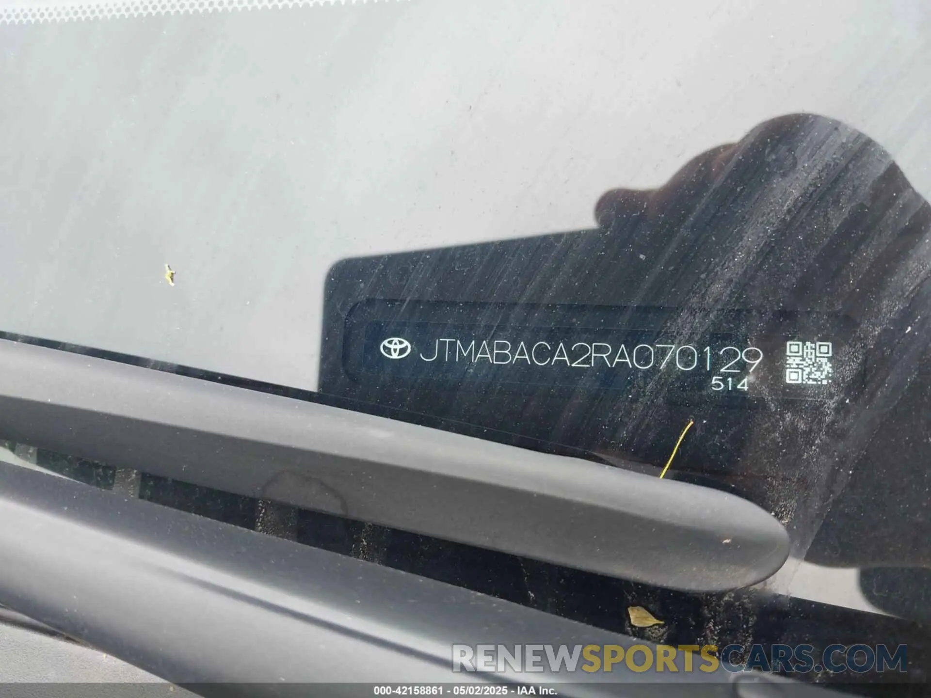 9 fotografías del automóvil dañado JTMABACA2RA070129 TOYOTA BZ4X 2024
