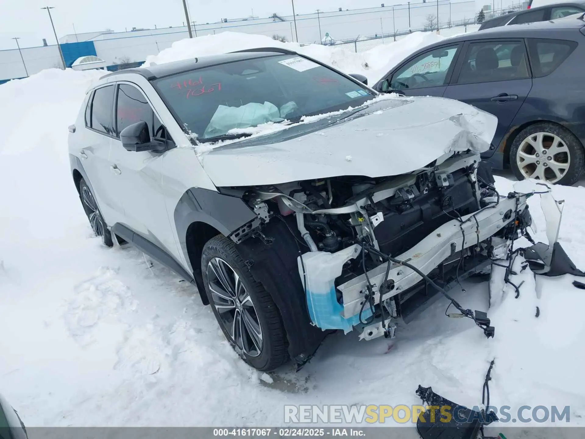 1 fotografías del automóvil dañado JTMABACA5RA077723 TOYOTA BZ4X 2024