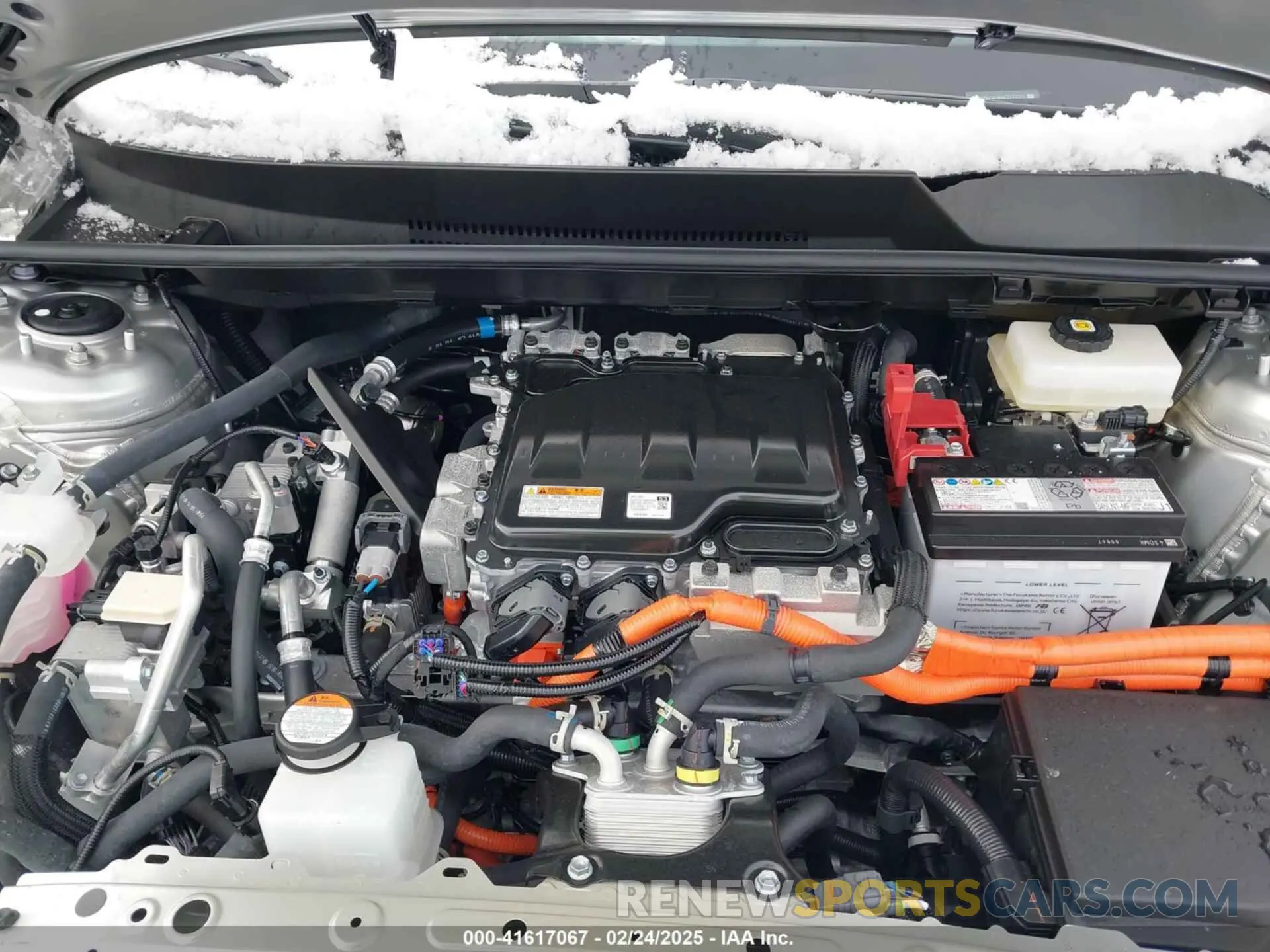 10 fotografías del automóvil dañado JTMABACA5RA077723 TOYOTA BZ4X 2024