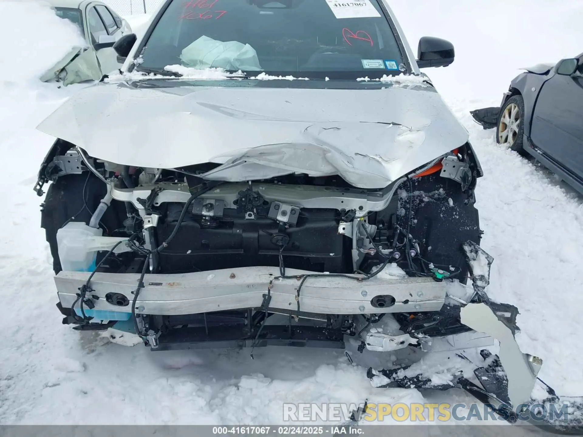 6 fotografías del automóvil dañado JTMABACA5RA077723 TOYOTA BZ4X 2024