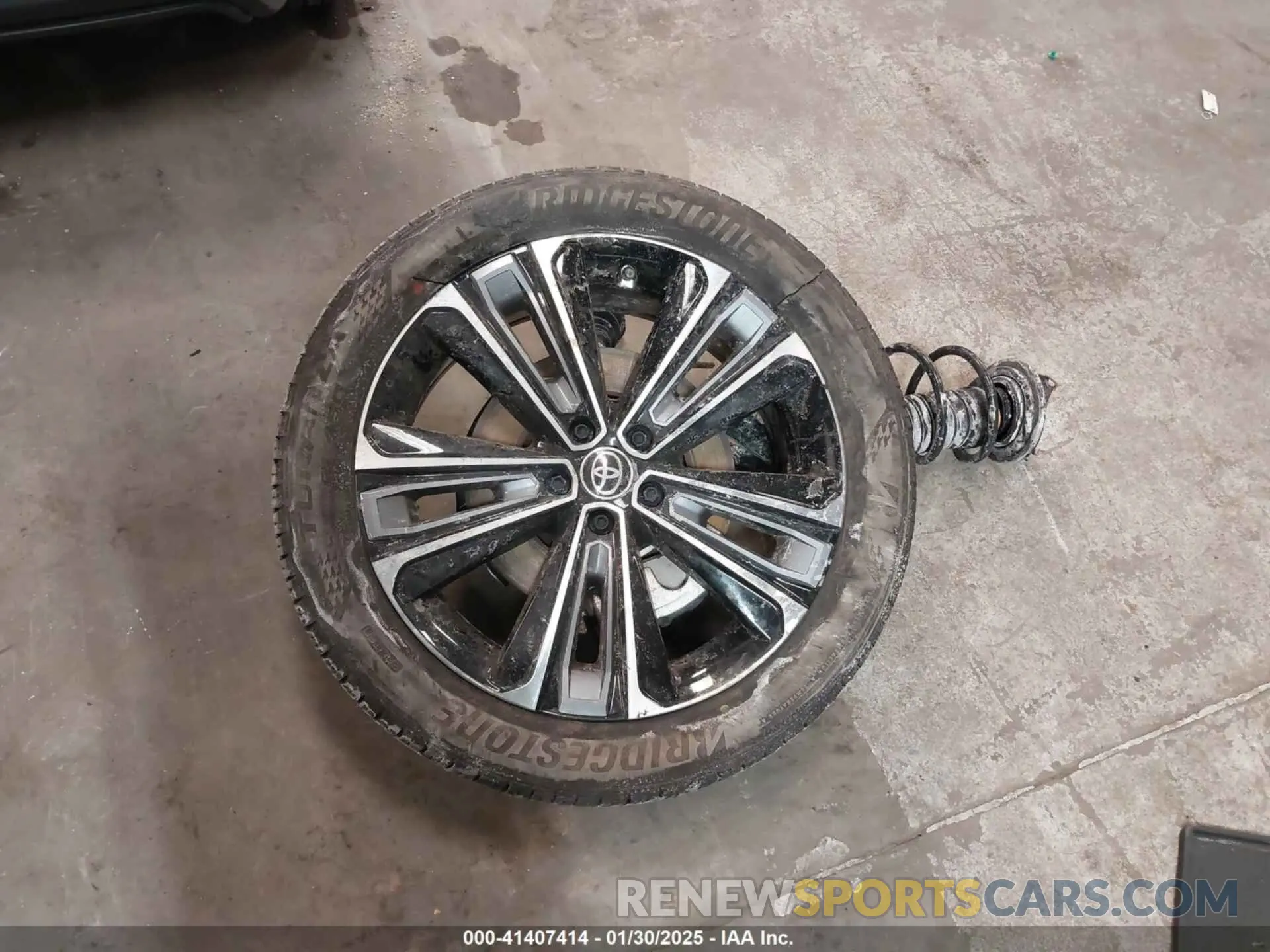 12 fotografías del automóvil dañado JTMABACA6RA057237 TOYOTA BZ4X 2024