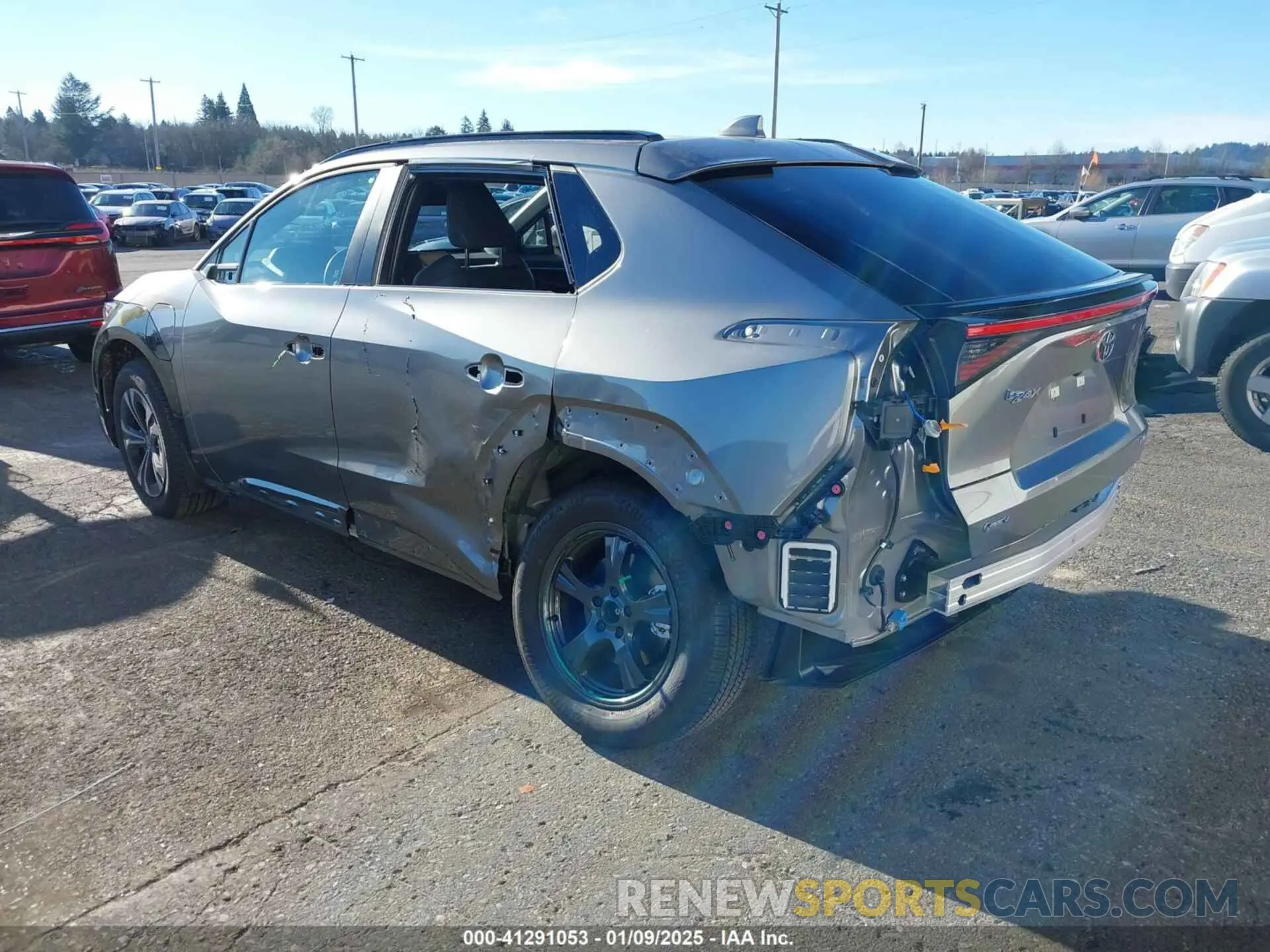 3 fotografías del automóvil dañado JTMABACA6RA075432 TOYOTA BZ4X 2024