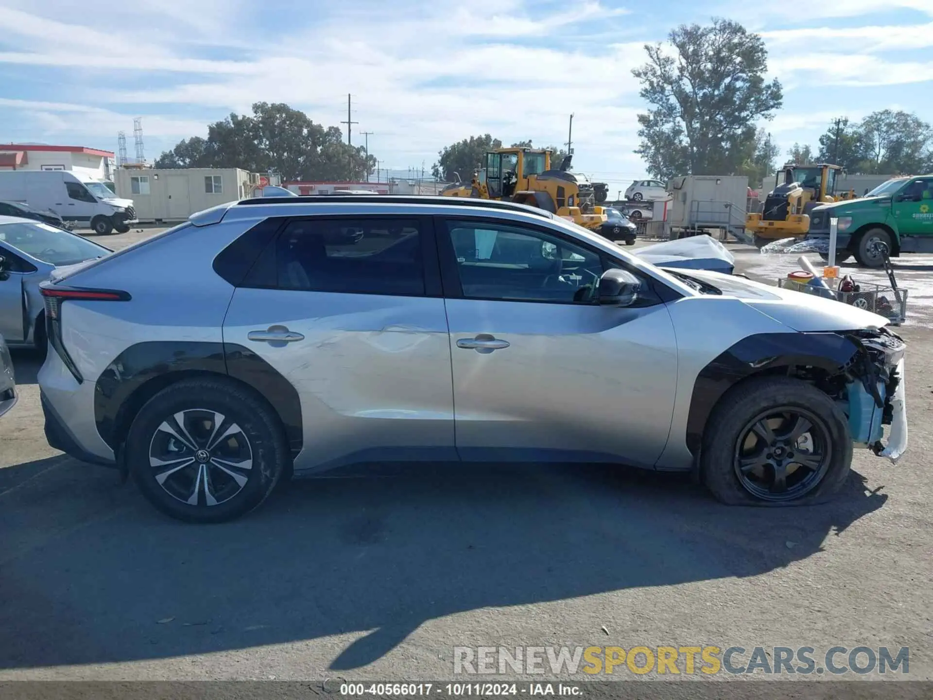 14 fotografías del automóvil dañado JTMABACA7RA079957 TOYOTA BZ4X 2024