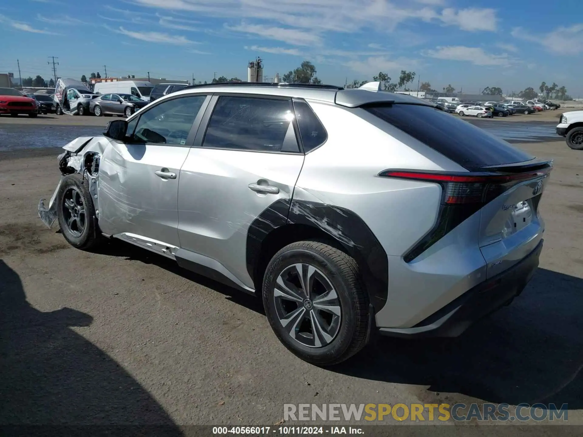 3 fotografías del automóvil dañado JTMABACA7RA079957 TOYOTA BZ4X 2024