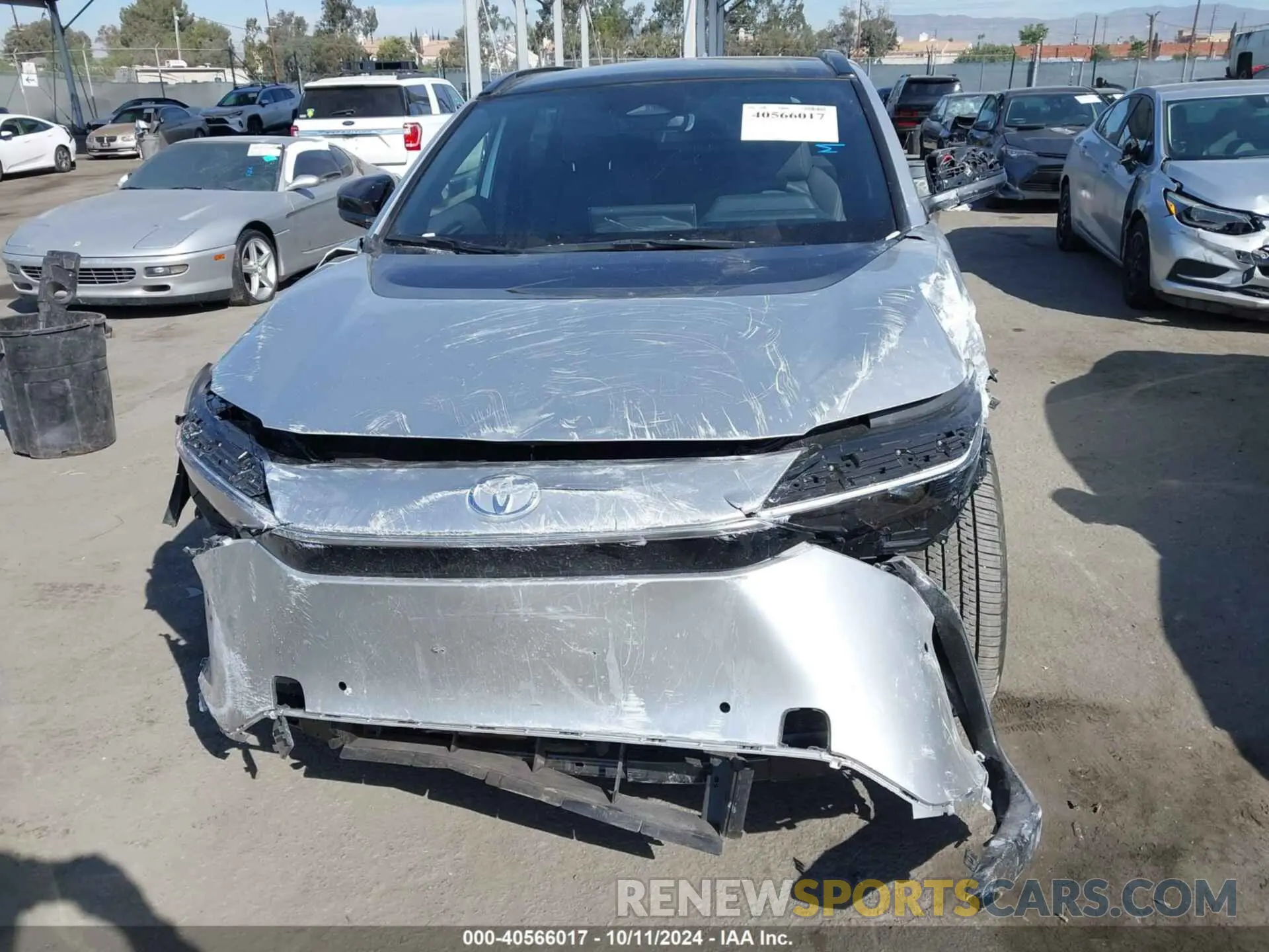 6 fotografías del automóvil dañado JTMABACA7RA079957 TOYOTA BZ4X 2024