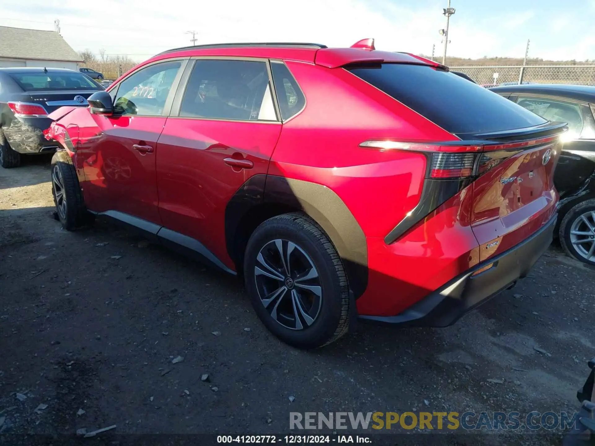 3 fotografías del automóvil dañado JTMABACA9RA070628 TOYOTA BZ4X 2024