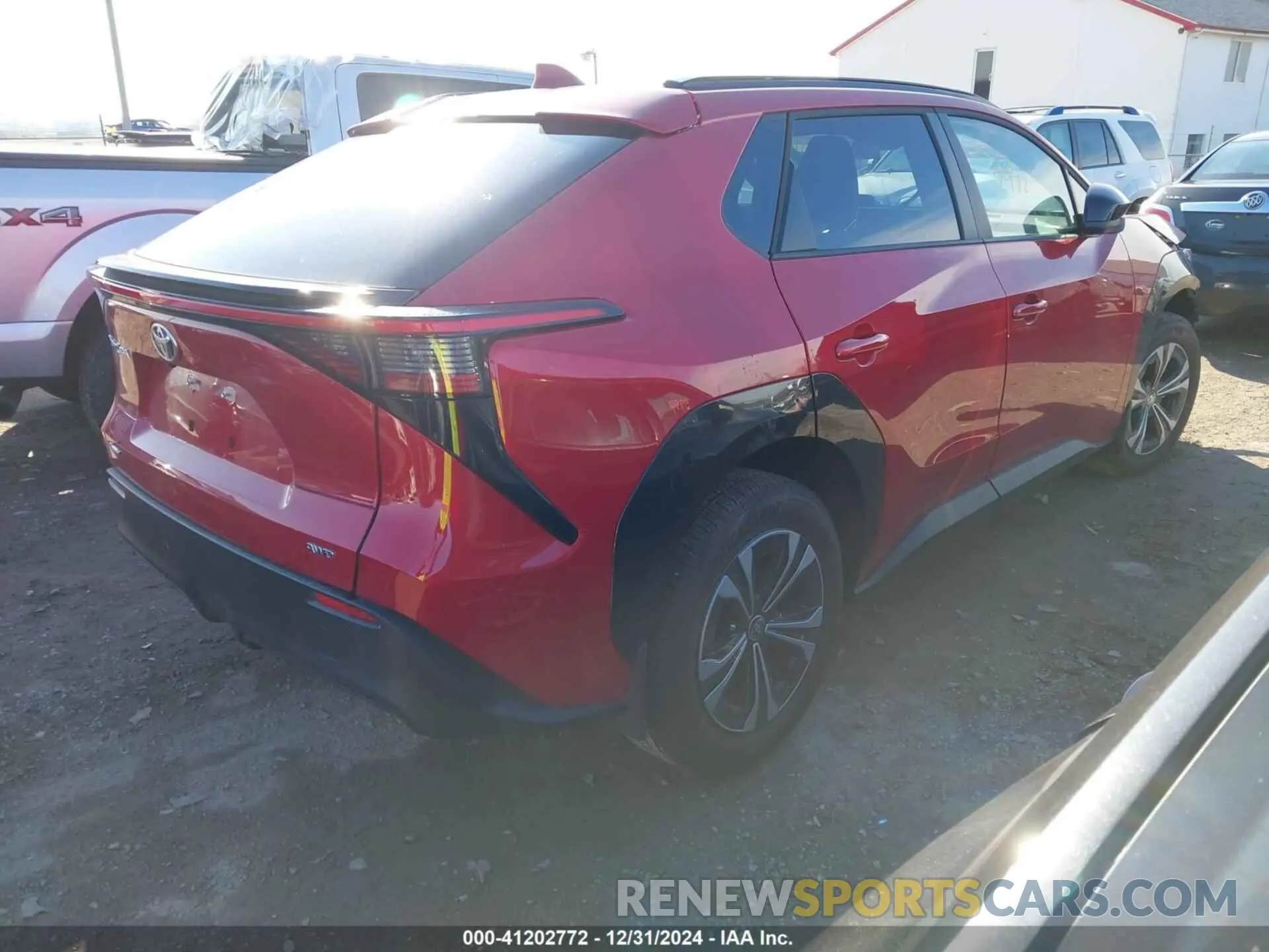 4 fotografías del automóvil dañado JTMABACA9RA070628 TOYOTA BZ4X 2024