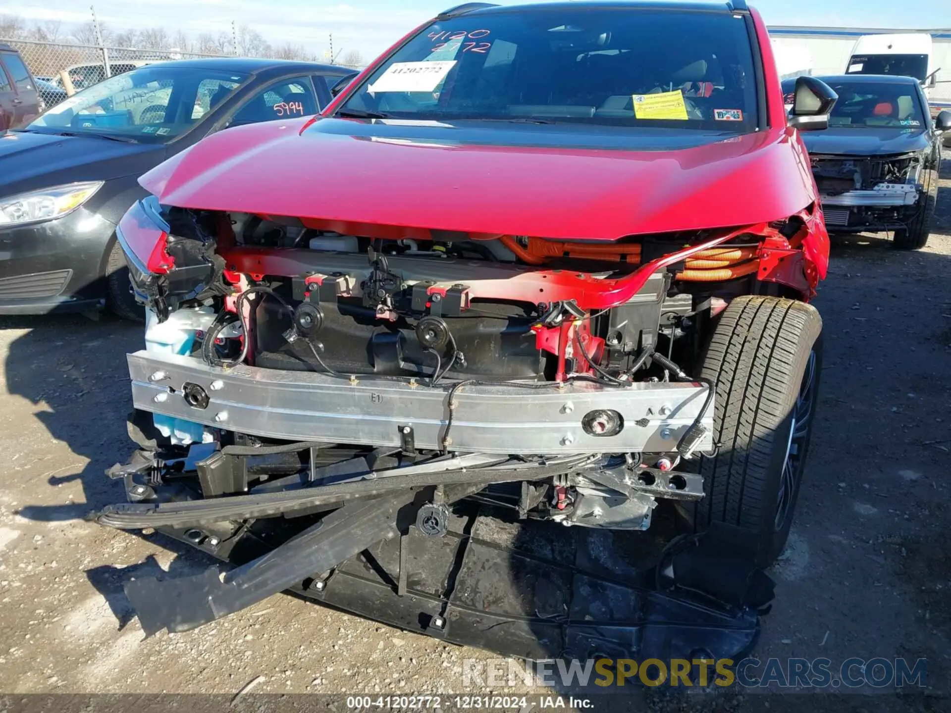 6 fotografías del automóvil dañado JTMABACA9RA070628 TOYOTA BZ4X 2024