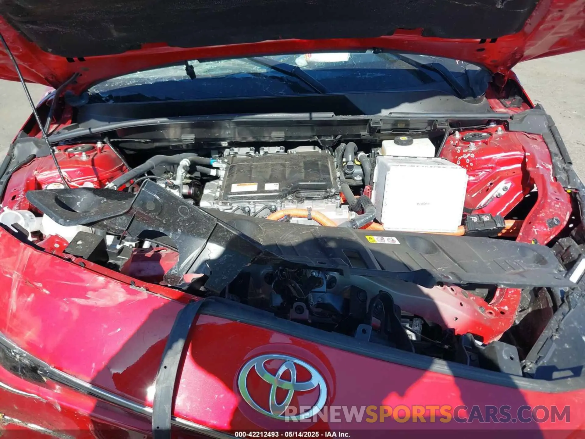 10 fotografías del automóvil dañado JTMABACAXRA078351 TOYOTA BZ4X 2024