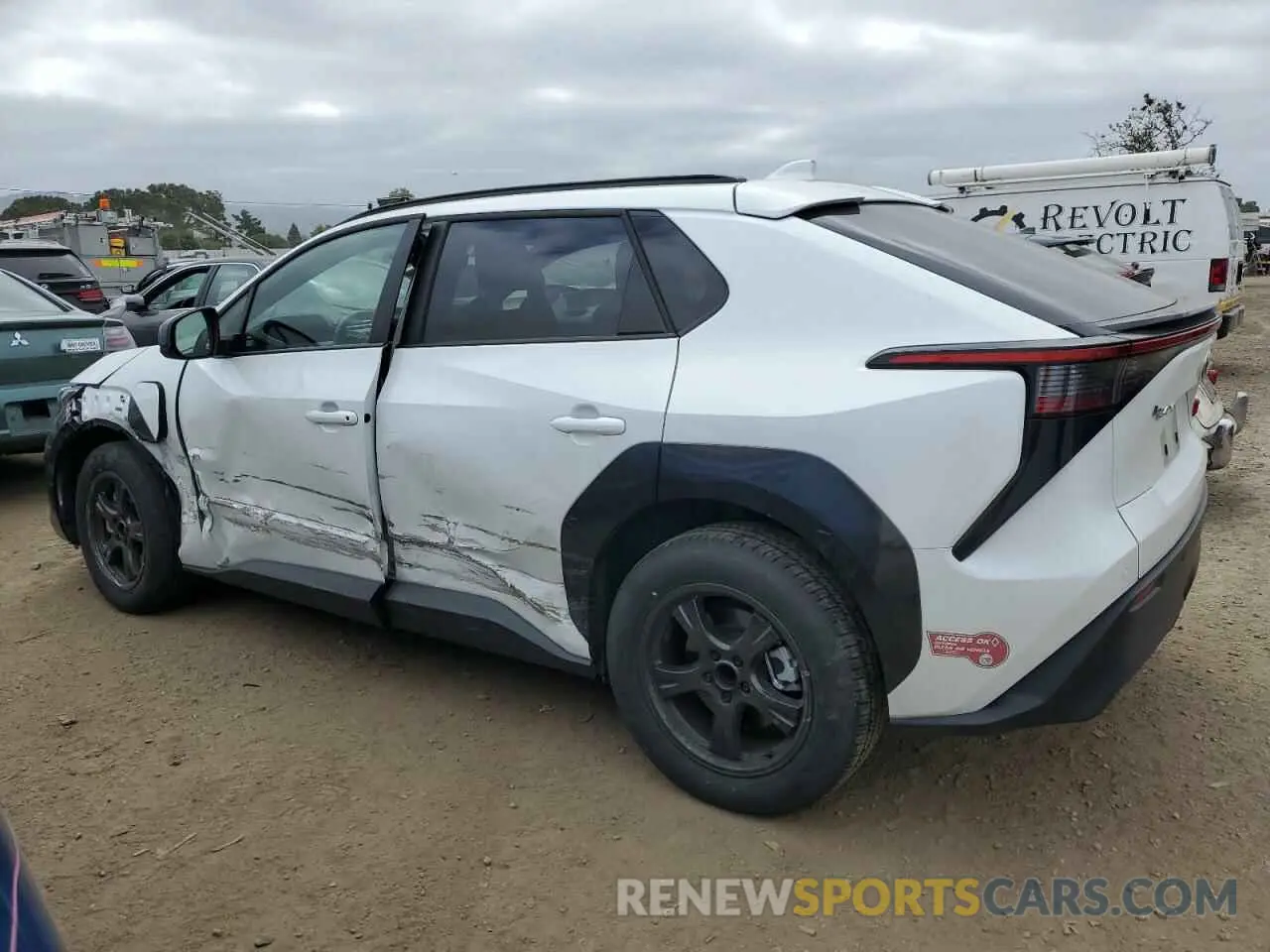 2 fotografías del automóvil dañado JTMAAAAA2PA026778 TOYOTA BZ4X XLE 2023
