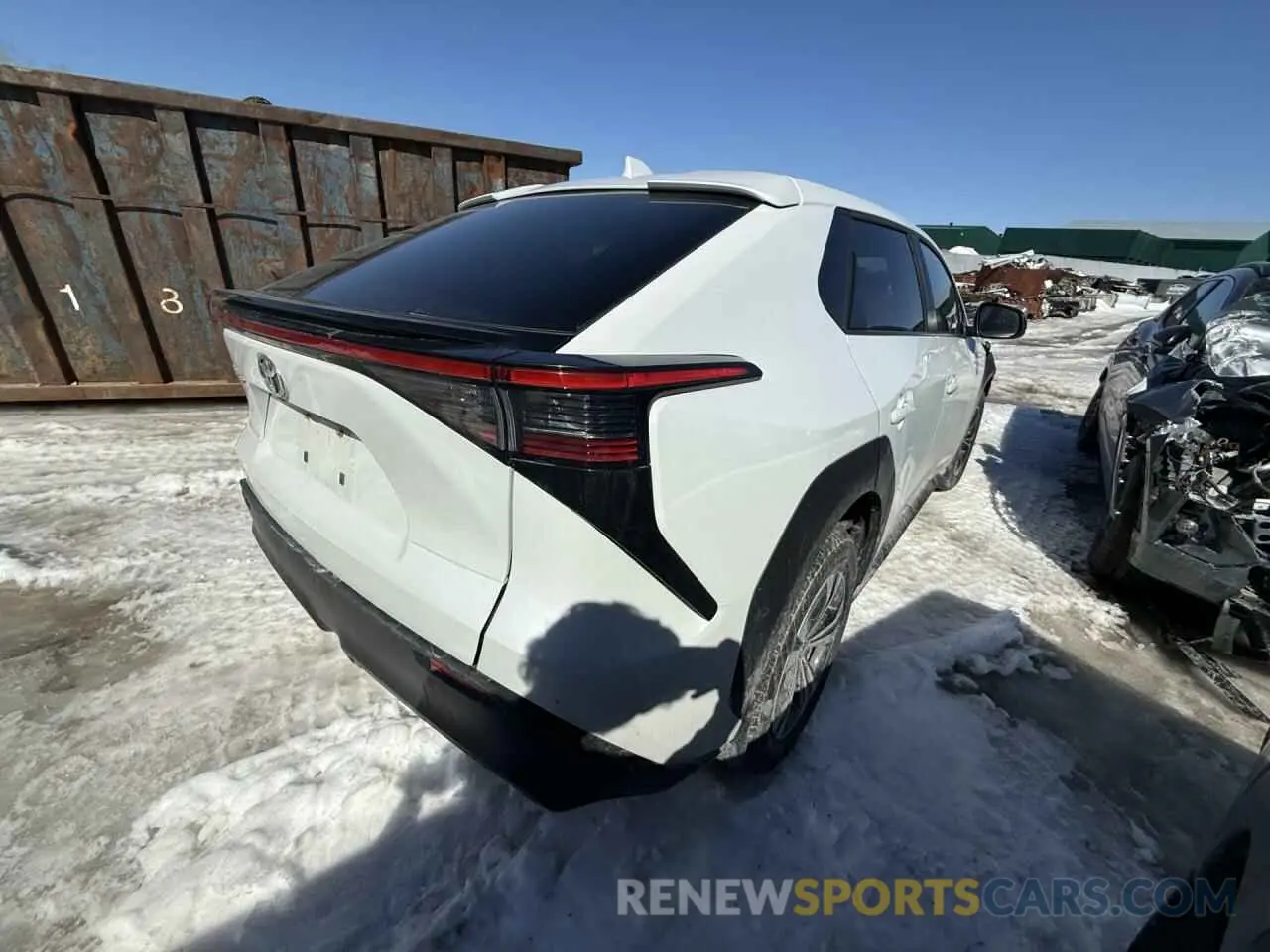 3 fotografías del automóvil dañado JTMAAAAA8PA019107 TOYOTA BZ4X XLE 2023