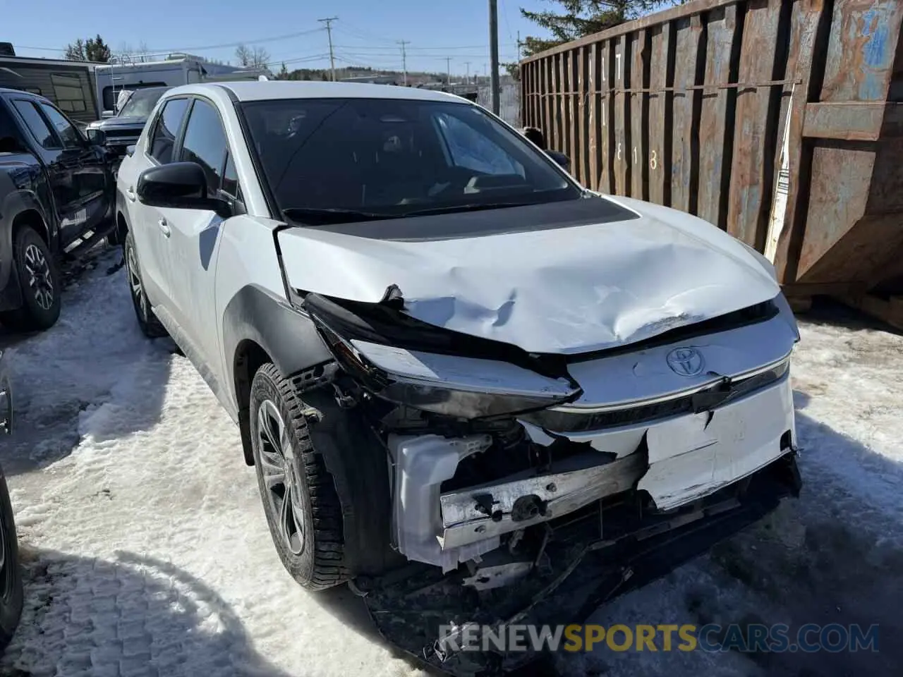4 fotografías del automóvil dañado JTMAAAAA8PA019107 TOYOTA BZ4X XLE 2023