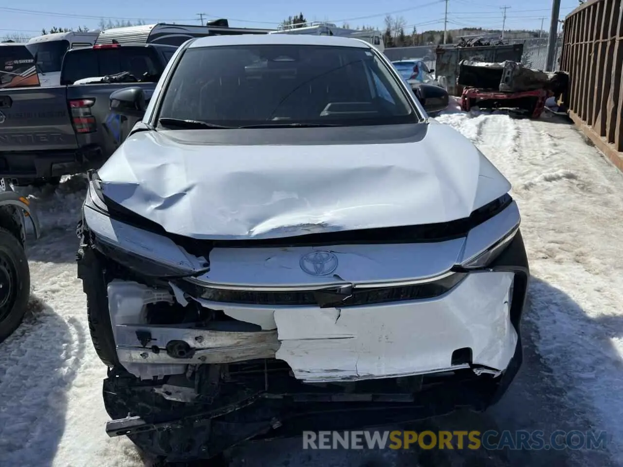 5 fotografías del automóvil dañado JTMAAAAA8PA019107 TOYOTA BZ4X XLE 2023