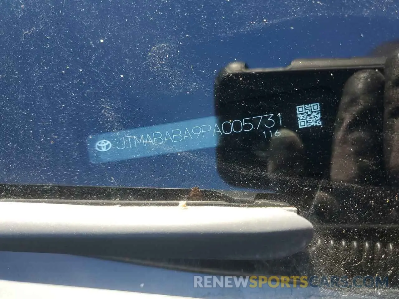12 fotografías del automóvil dañado JTMABABA9PA005731 TOYOTA BZ4X XLE 2023