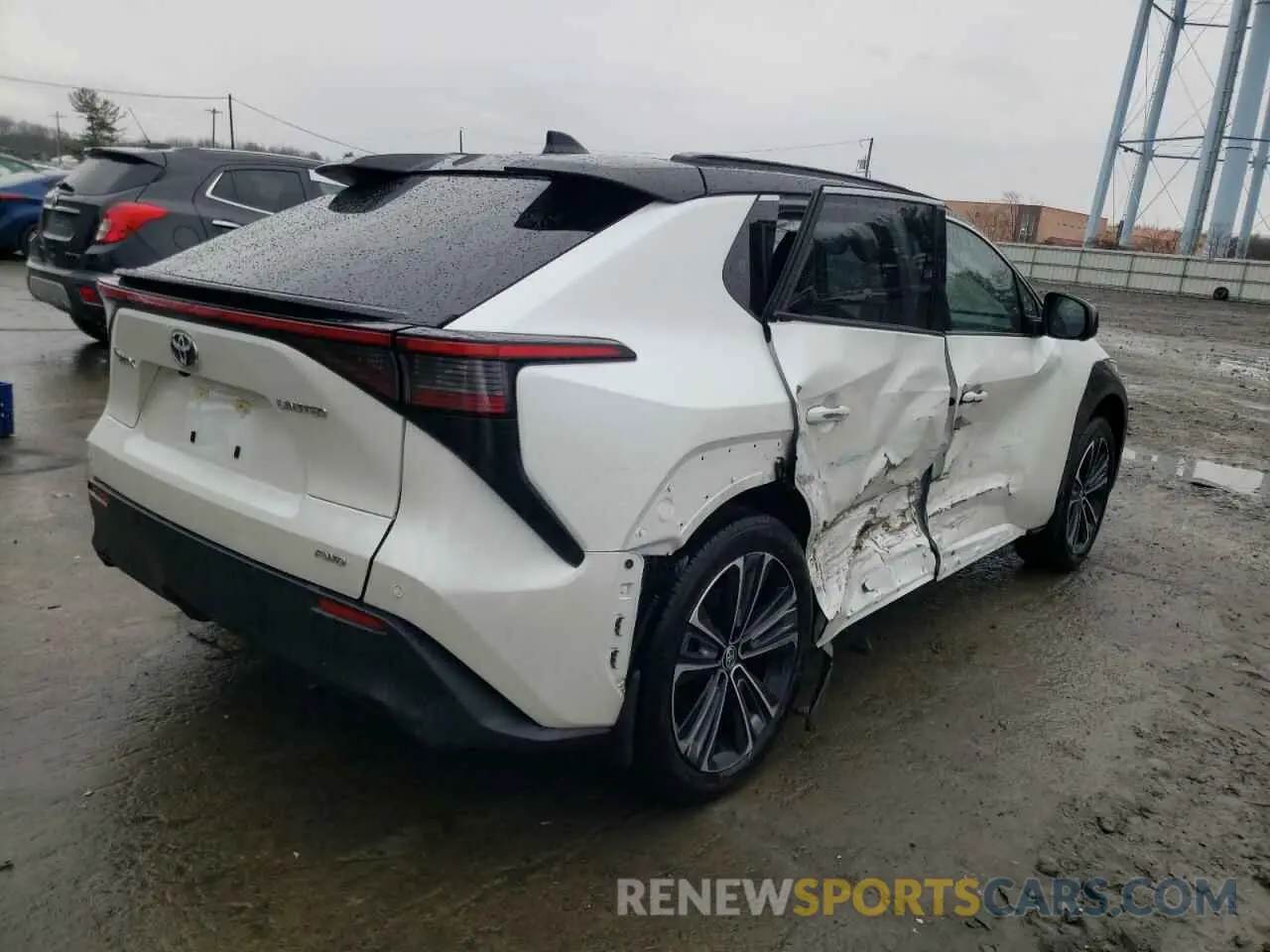 3 fotografías del automóvil dañado JTMABACA0PA045890 TOYOTA BZ4X XLE 2023