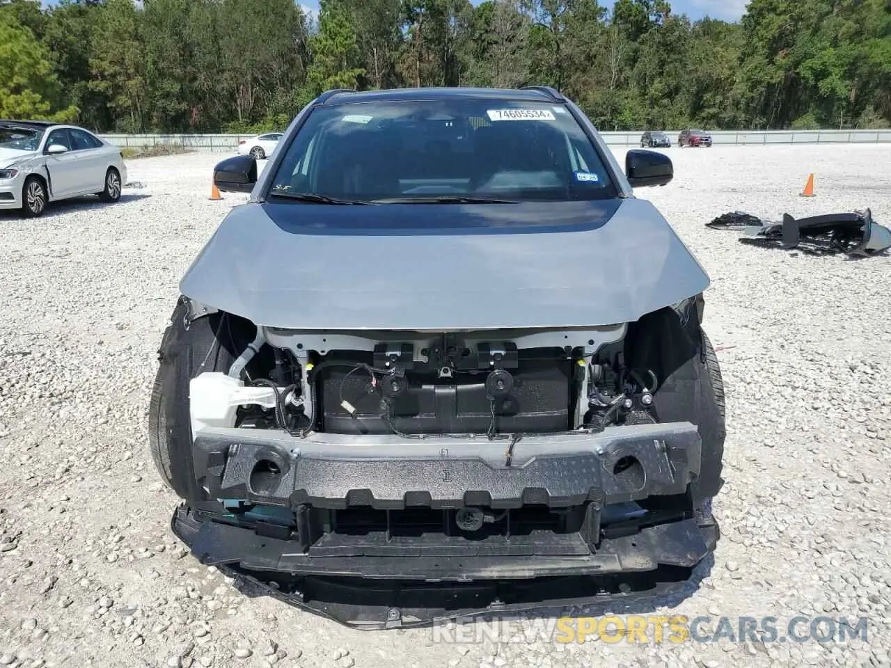 5 fotografías del automóvil dañado JTMABACA1PA042223 TOYOTA BZ4X XLE 2023