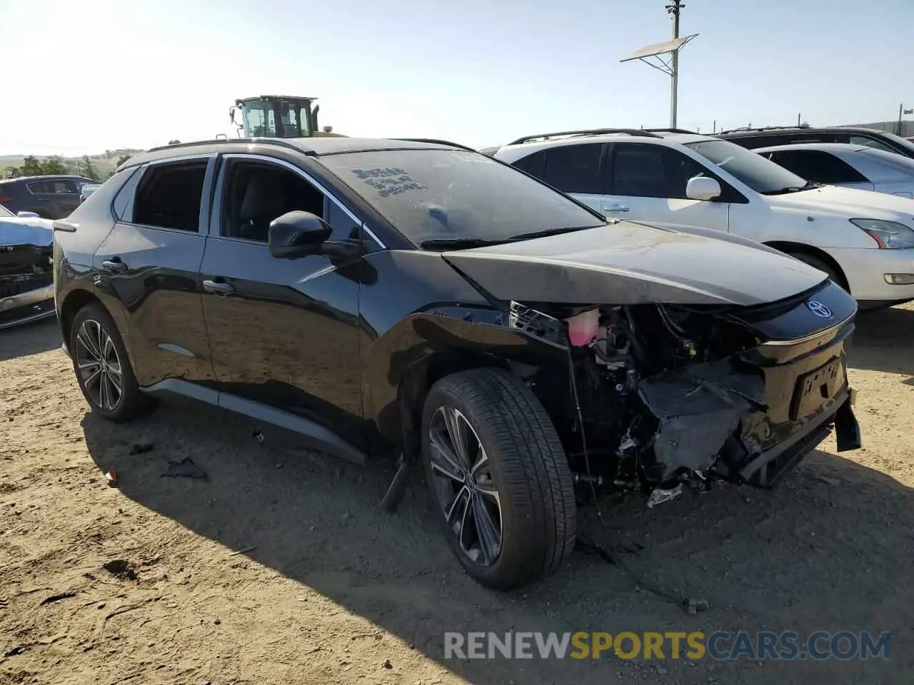 4 fotografías del automóvil dañado JTMABACA3PA030977 TOYOTA BZ4X XLE 2023