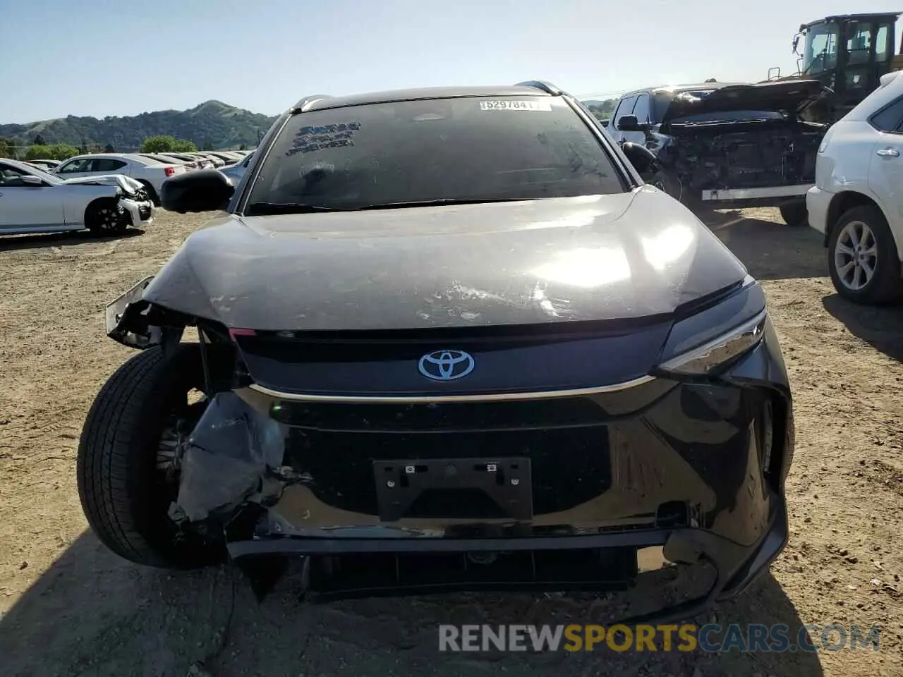 5 fotografías del automóvil dañado JTMABACA3PA030977 TOYOTA BZ4X XLE 2023