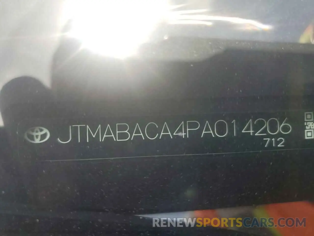 13 fotografías del automóvil dañado JTMABACA4PA014206 TOYOTA BZ4X XLE 2023