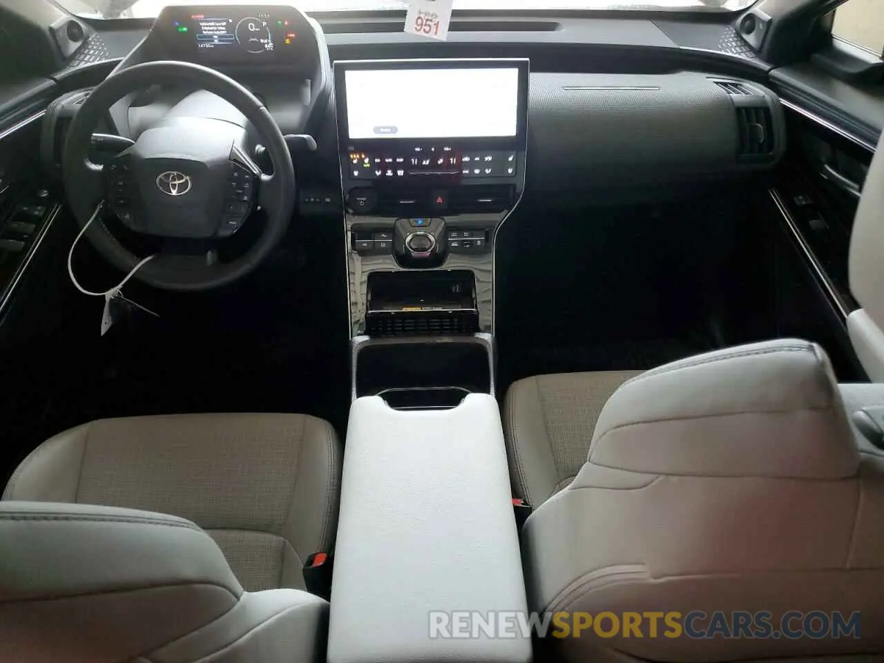8 fotografías del automóvil dañado JTMABACA4PA021222 TOYOTA BZ4X XLE 2023