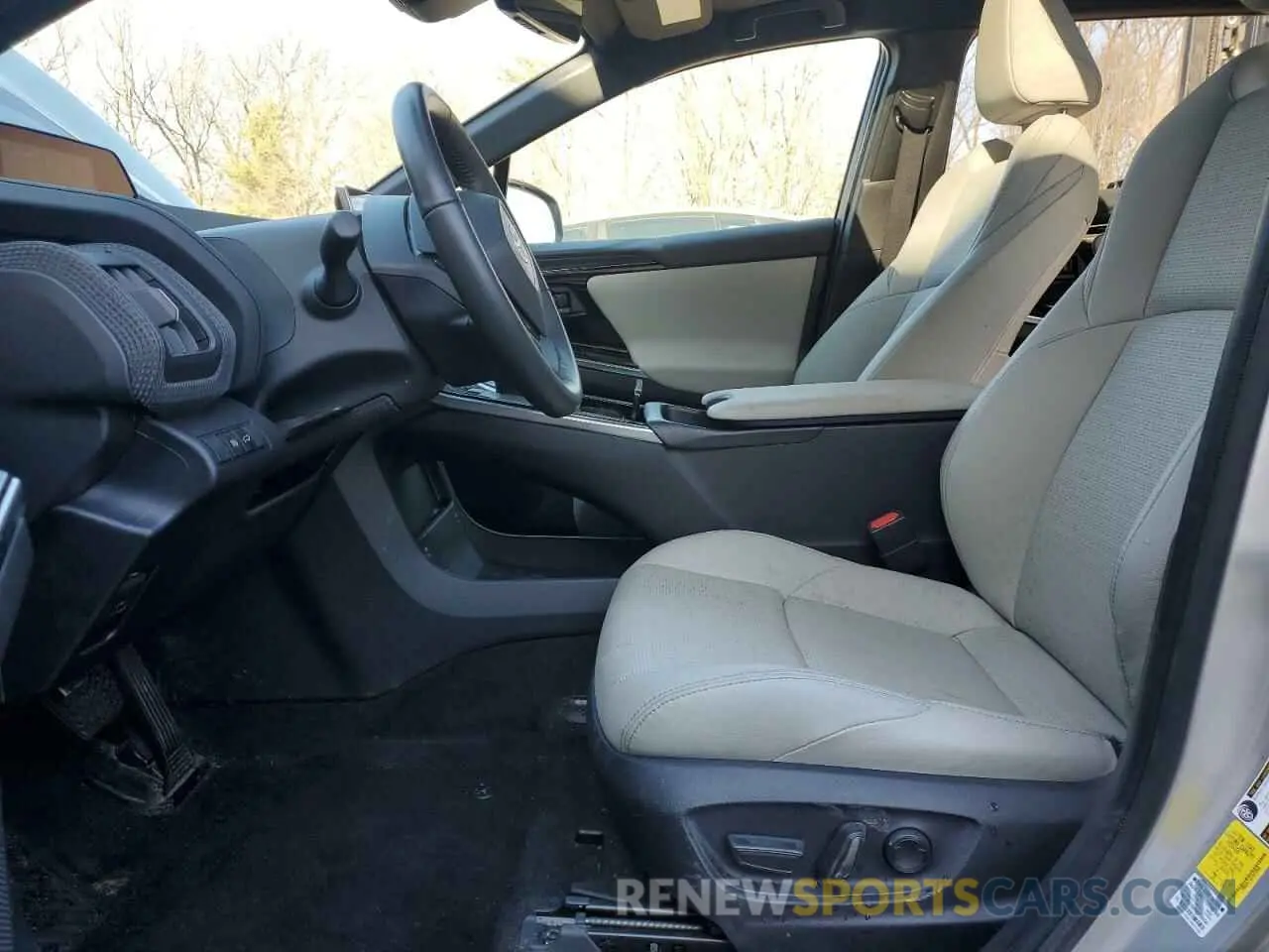 7 fotografías del automóvil dañado JTMABACA8PA010045 TOYOTA BZ4X XLE 2023