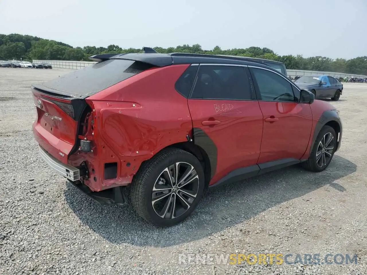 3 fotografías del automóvil dañado JTMABACA8PA013821 TOYOTA BZ4X XLE 2023