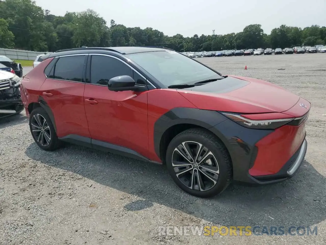 4 fotografías del automóvil dañado JTMABACA8PA013821 TOYOTA BZ4X XLE 2023