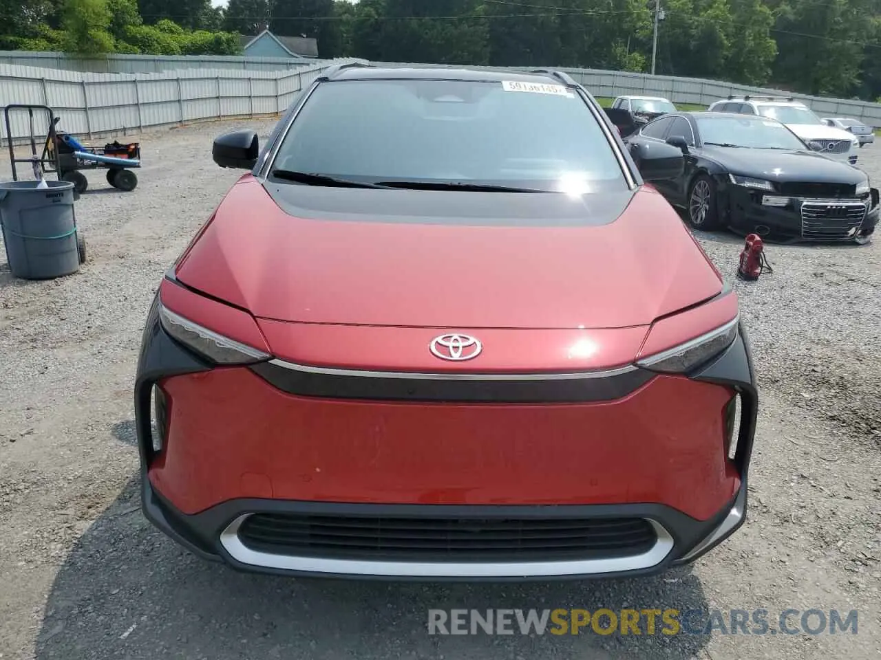 5 fotografías del automóvil dañado JTMABACA8PA013821 TOYOTA BZ4X XLE 2023