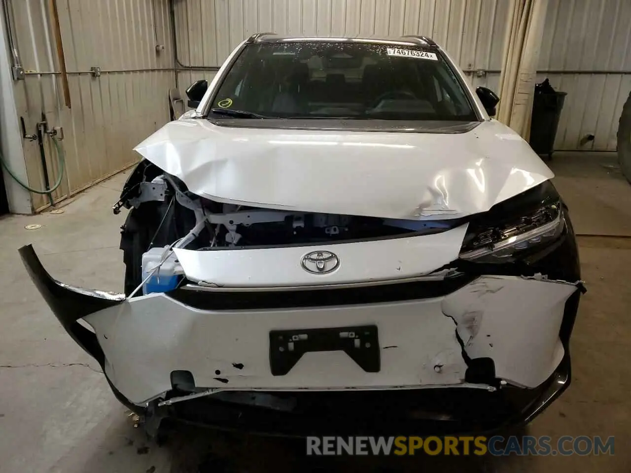5 fotografías del automóvil dañado JTMABACA8PA018310 TOYOTA BZ4X XLE 2023