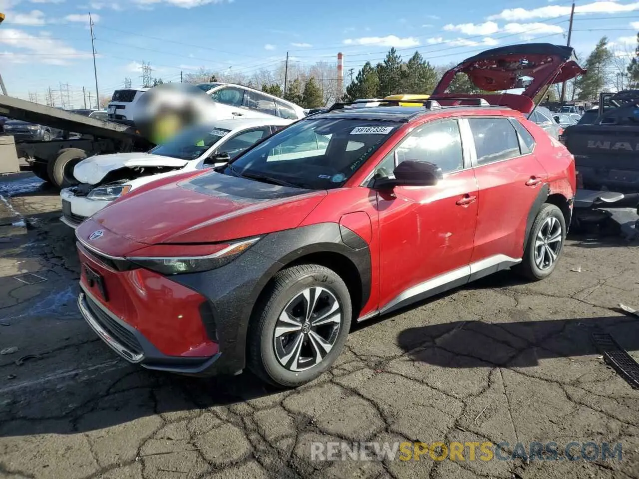 1 fotografías del automóvil dañado JTMABACAXPA045010 TOYOTA BZ4X XLE 2023