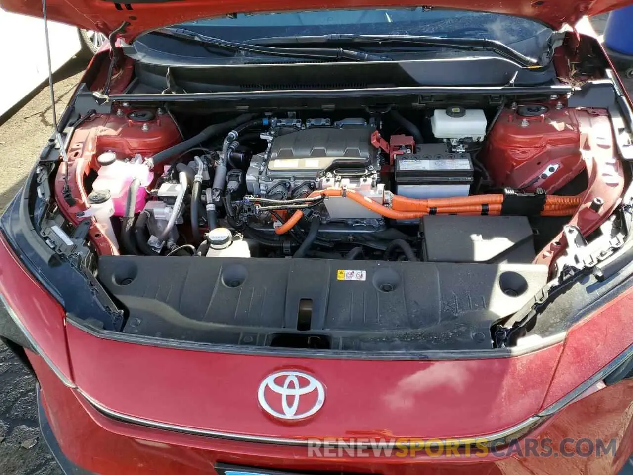 11 fotografías del automóvil dañado JTMABACAXPA045010 TOYOTA BZ4X XLE 2023