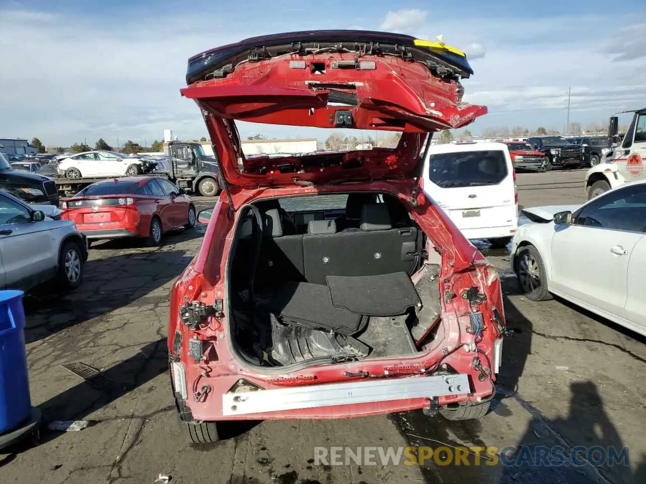 6 fotografías del automóvil dañado JTMABACAXPA045010 TOYOTA BZ4X XLE 2023