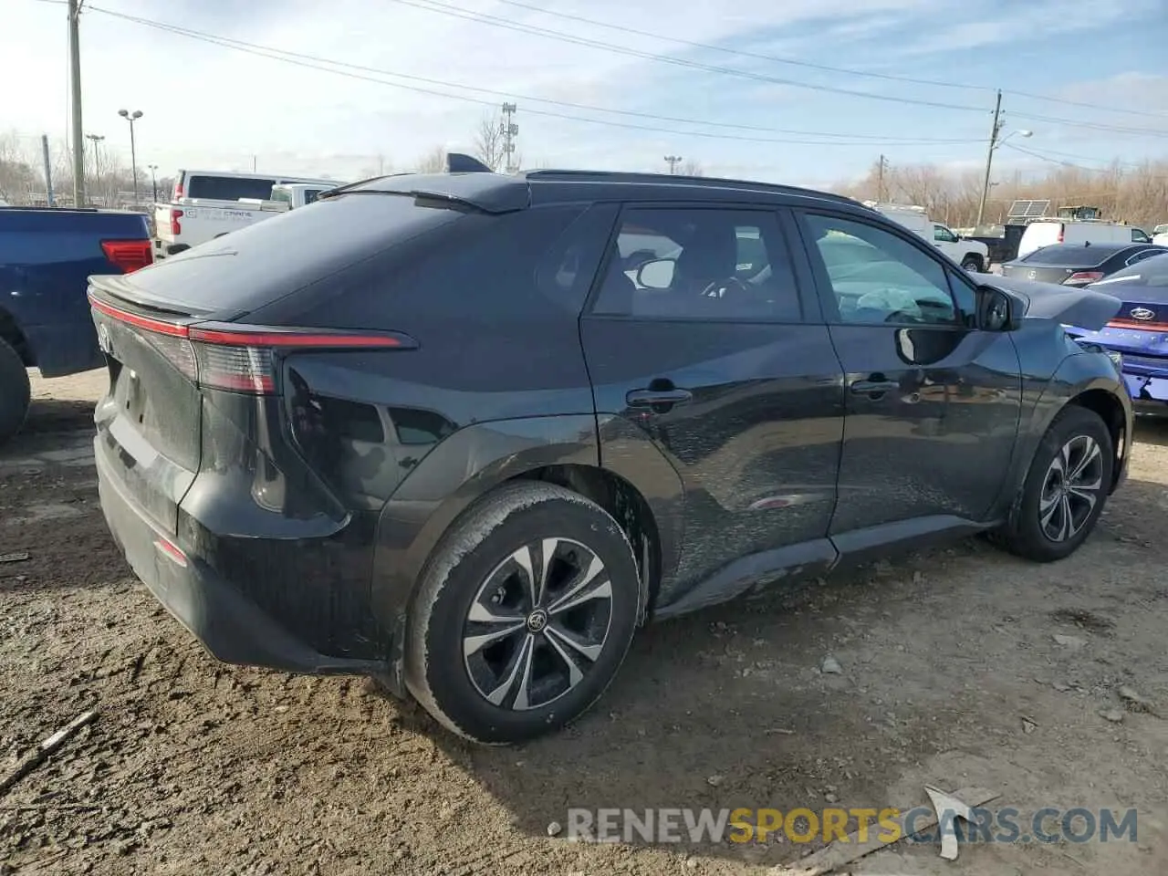 3 fotografías del automóvil dañado JTMAAAAA0RA032257 TOYOTA BZ4X XLE 2024