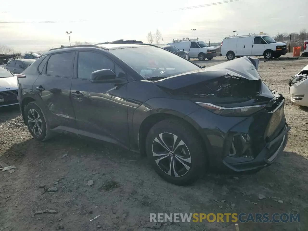 4 fotografías del automóvil dañado JTMAAAAA0RA032257 TOYOTA BZ4X XLE 2024