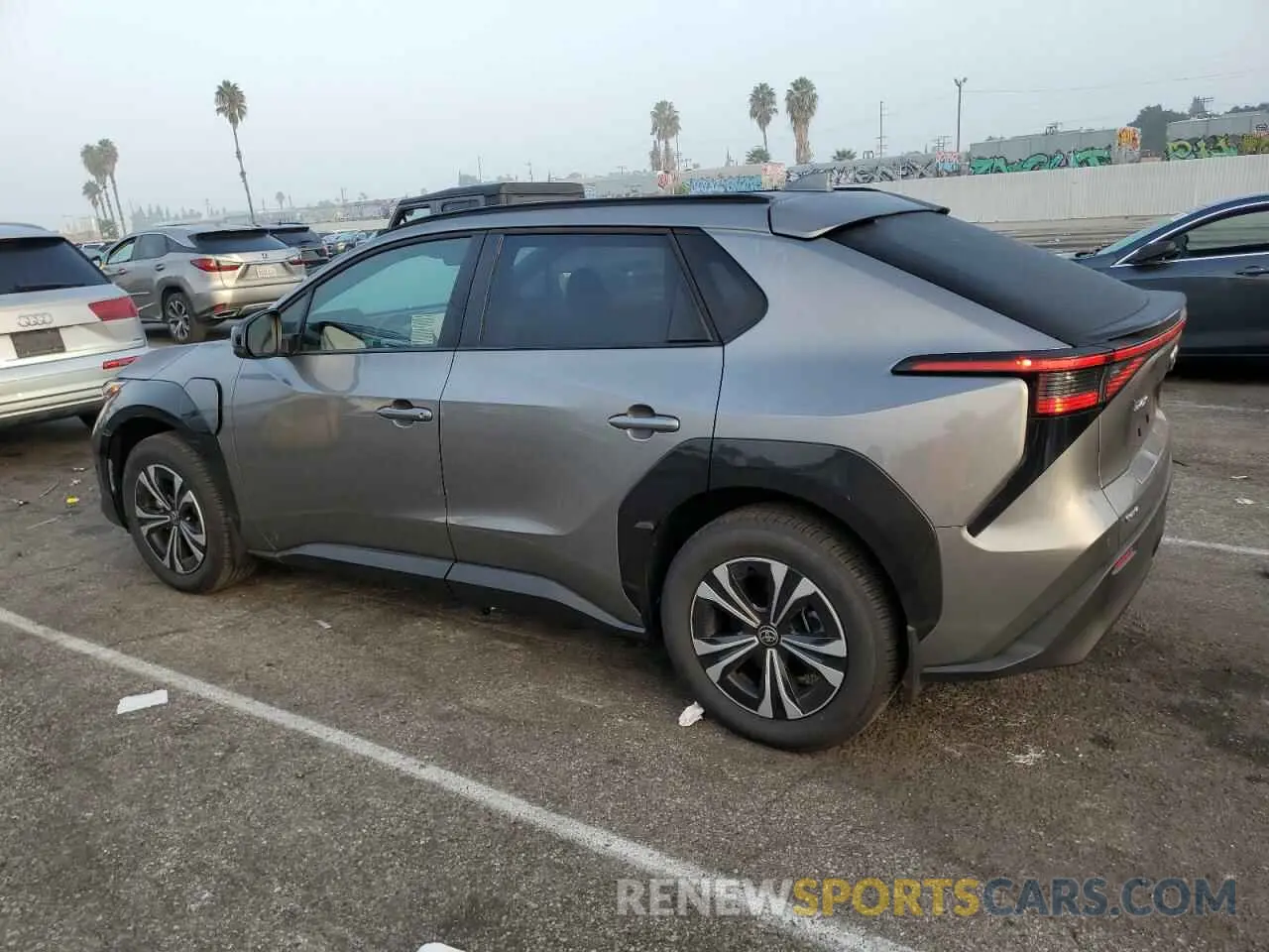 2 fotografías del automóvil dañado JTMAAAAA4RA043407 TOYOTA BZ4X XLE 2024