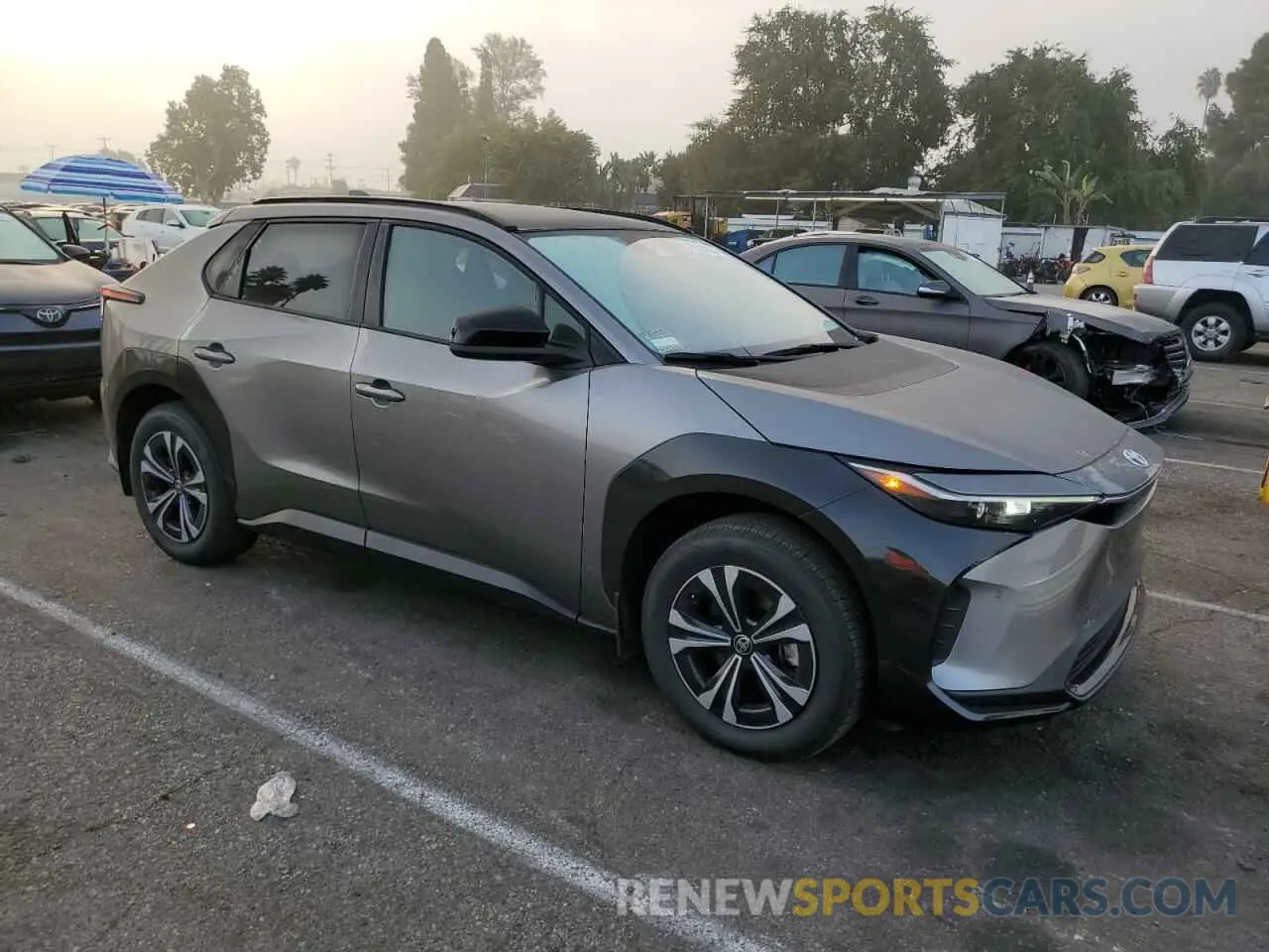 4 fotografías del automóvil dañado JTMAAAAA4RA043407 TOYOTA BZ4X XLE 2024